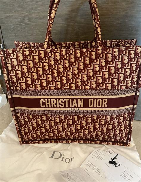 dior tote bag red|borse dior outlet.